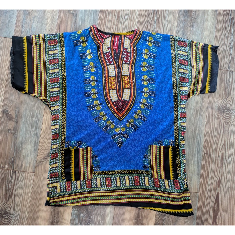 Sunflower Traditional Colorful African Dashiki Tunic Top